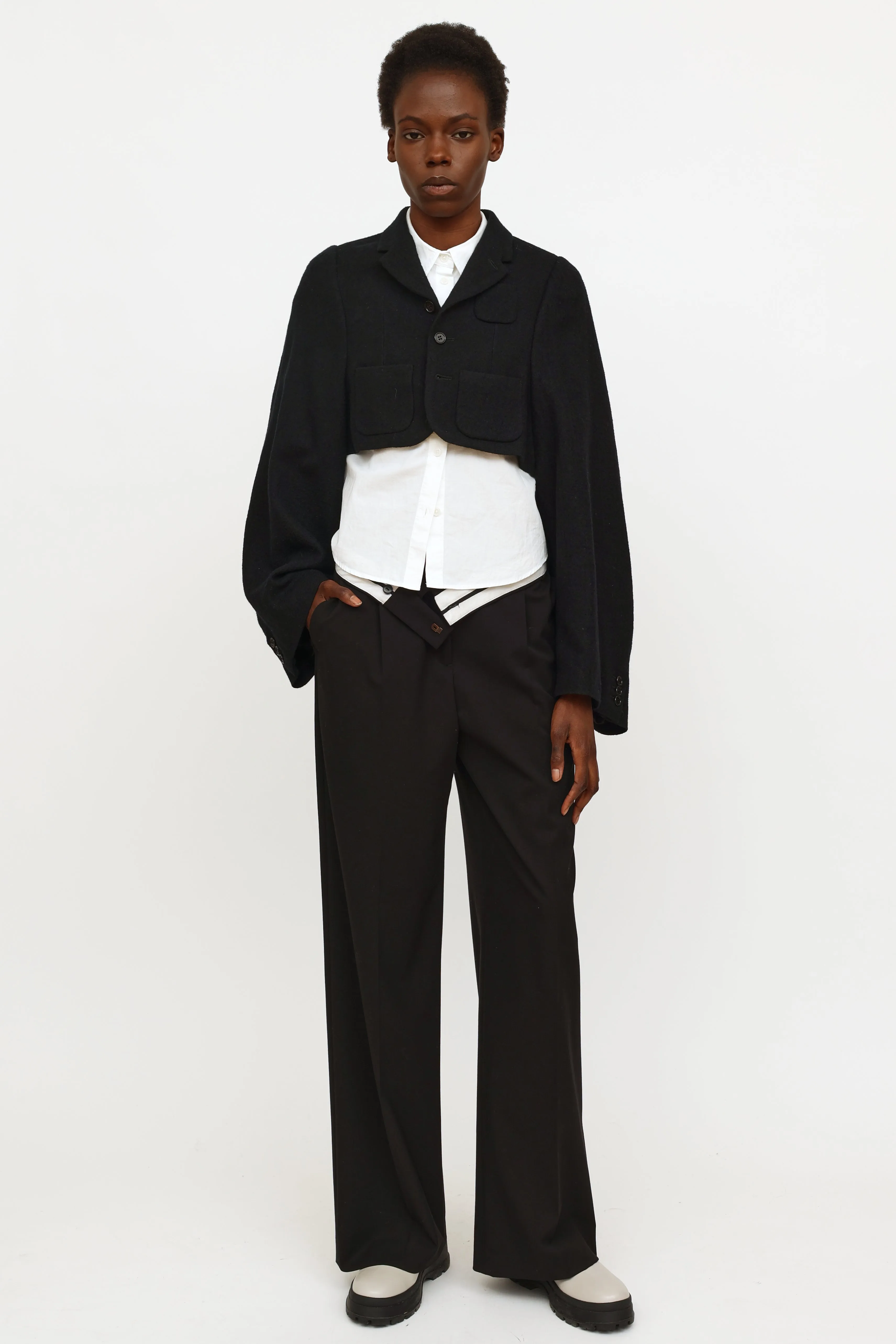 Black Cut Out Blazer