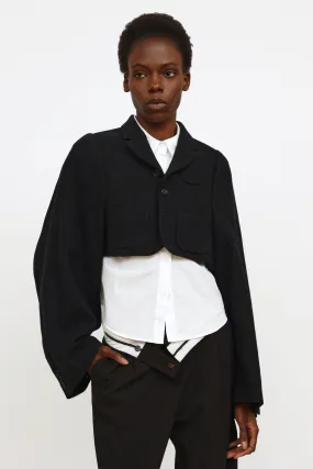 Black Cut Out Blazer