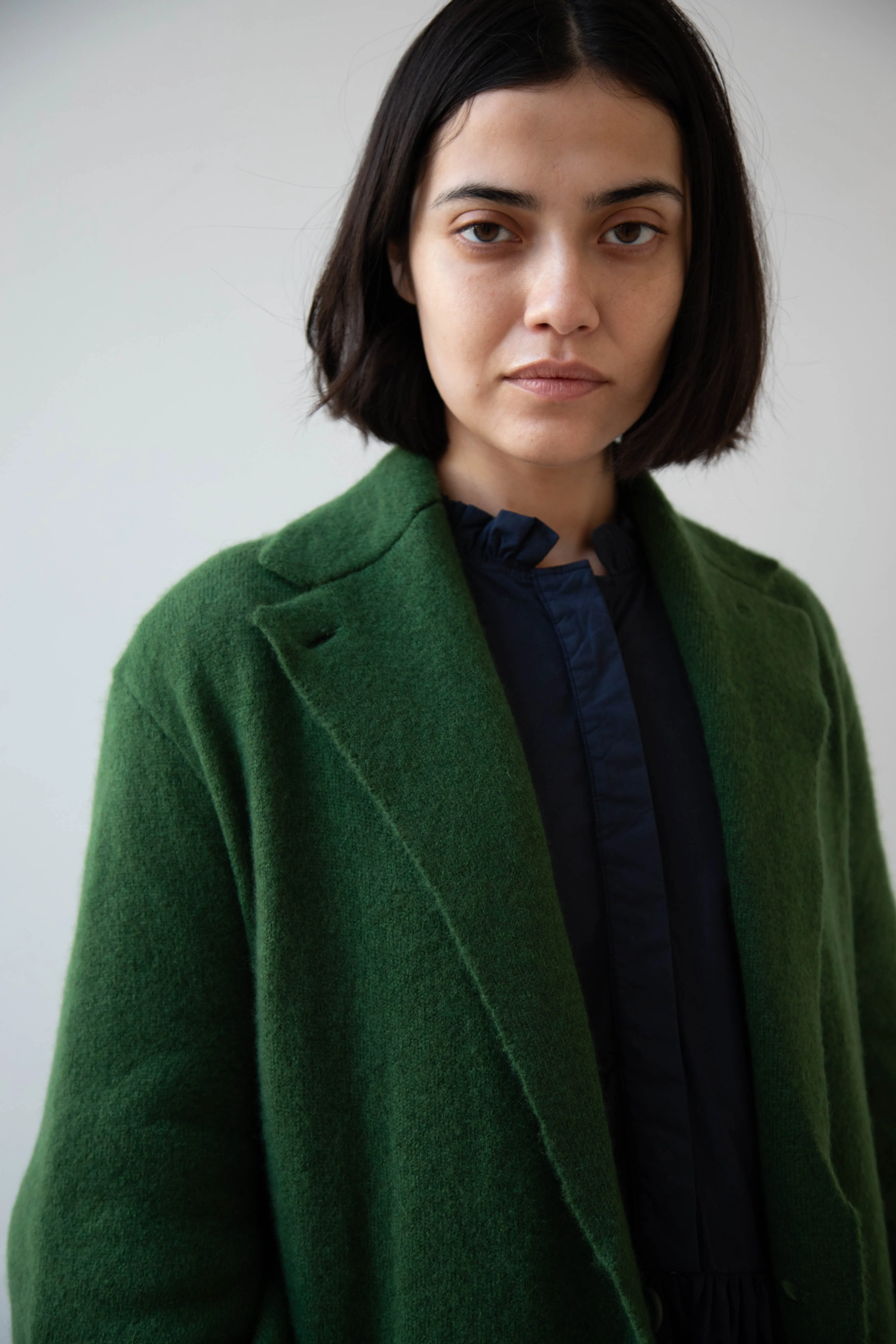 Boboutic | Double Passion Long Coat in Green
