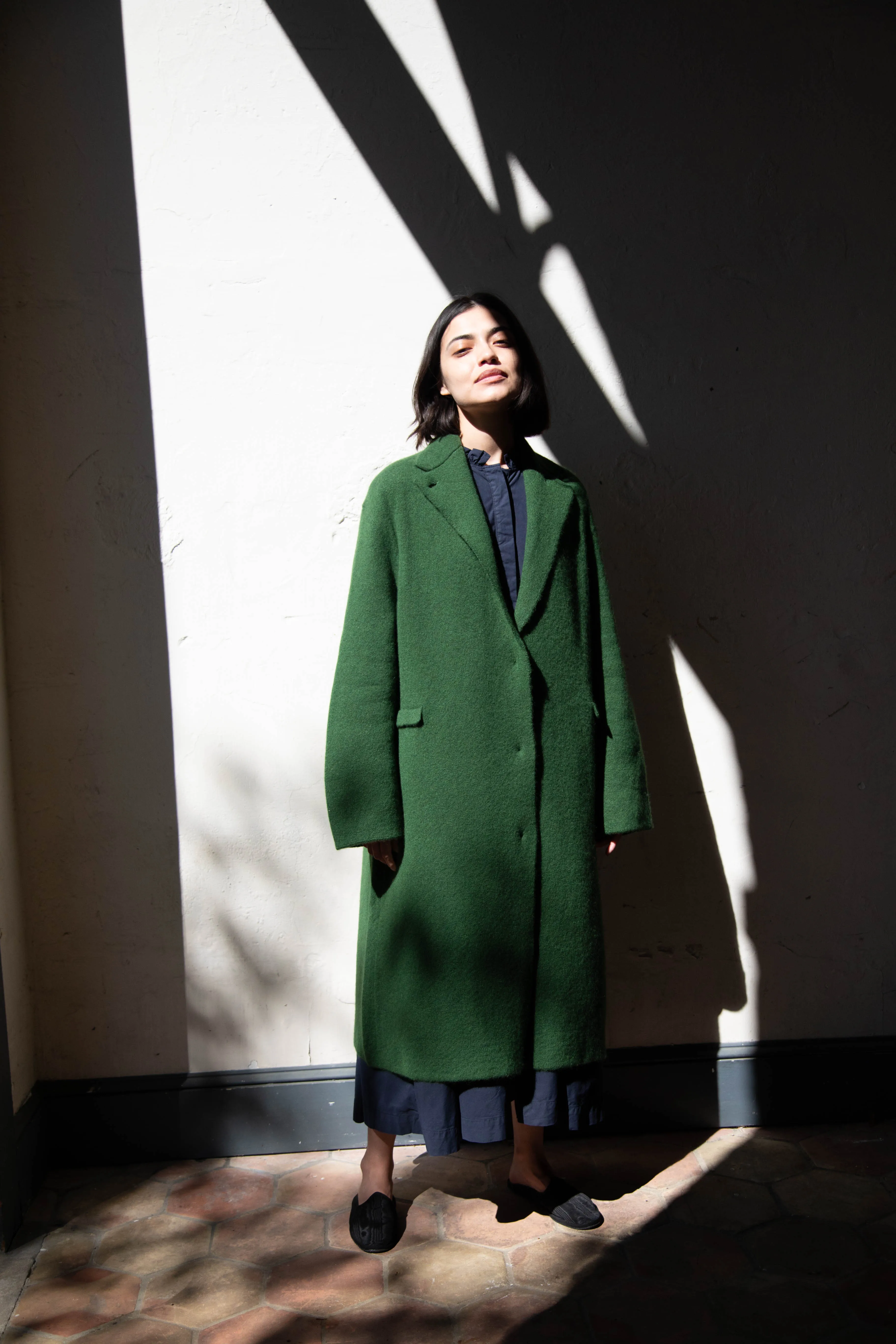 Boboutic | Double Passion Long Coat in Green