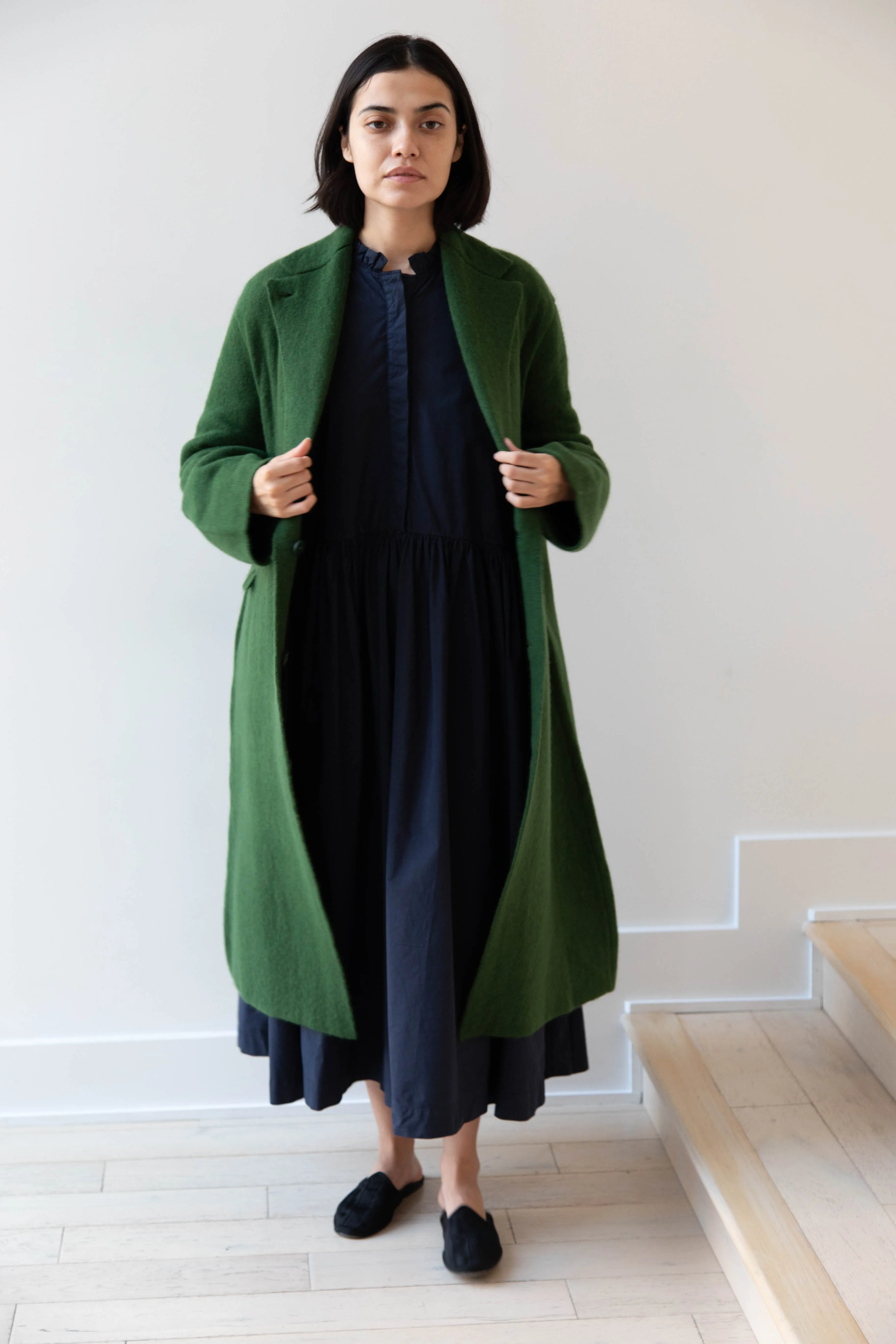 Boboutic | Double Passion Long Coat in Green