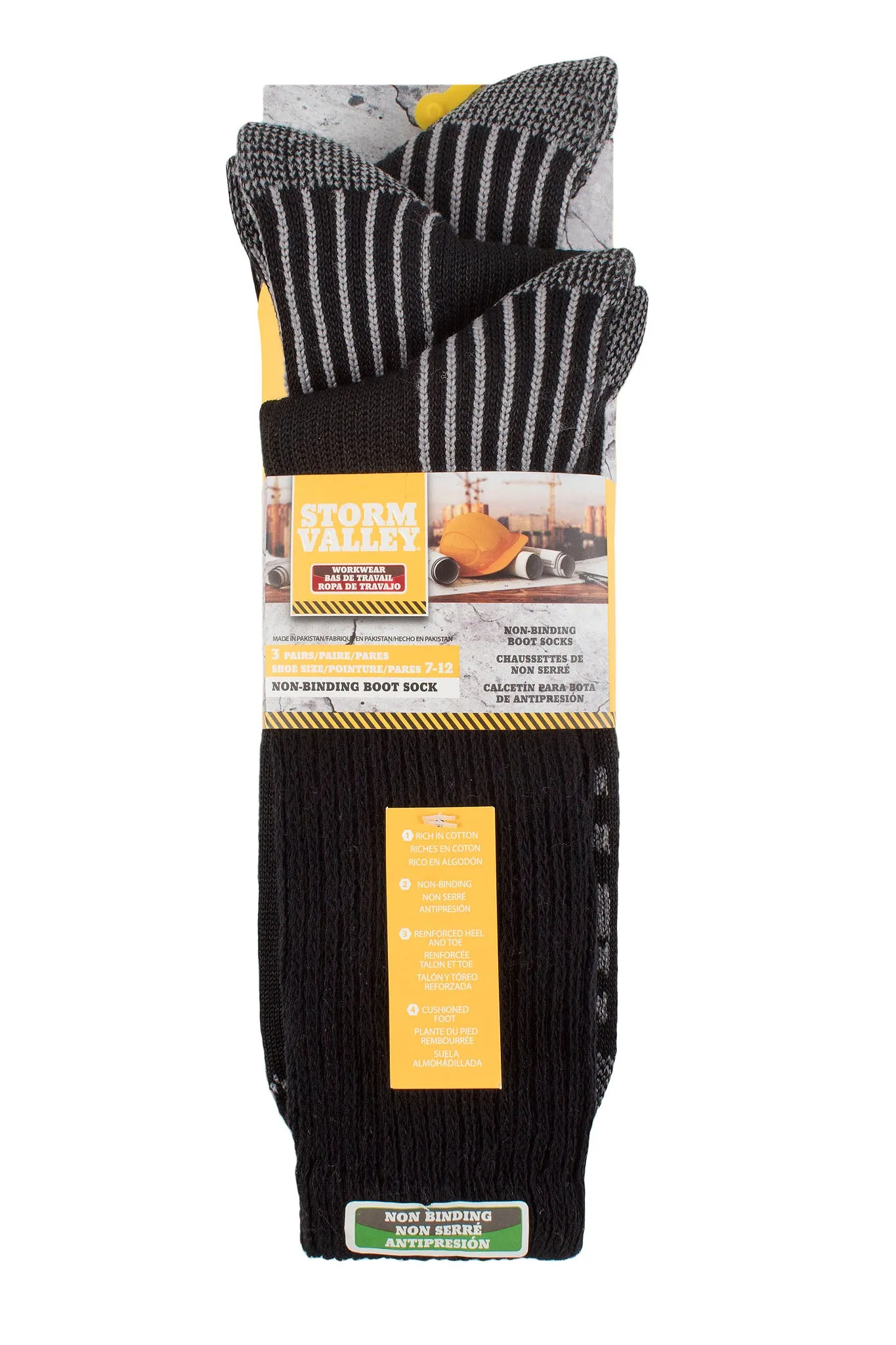 Men's Non-Binding Boot Sock